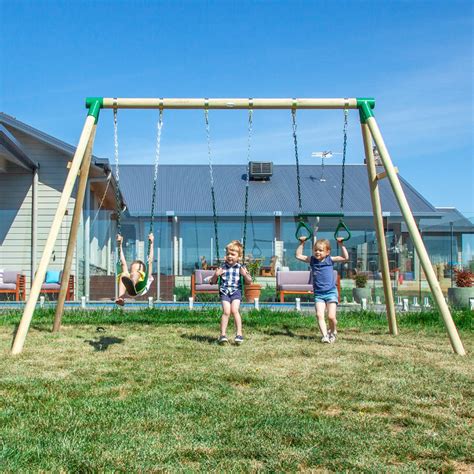 heavy duty wood swing sets.